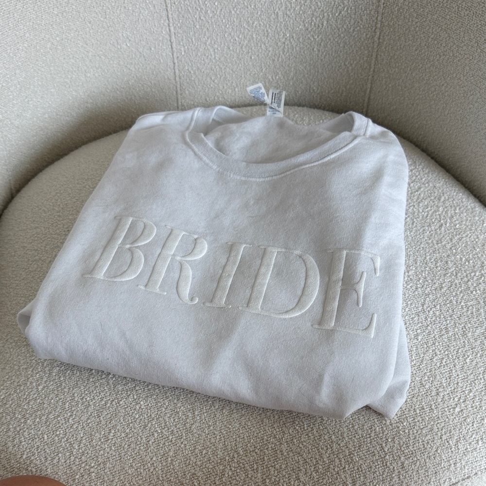 White Bride Crewneck Sweatshirt